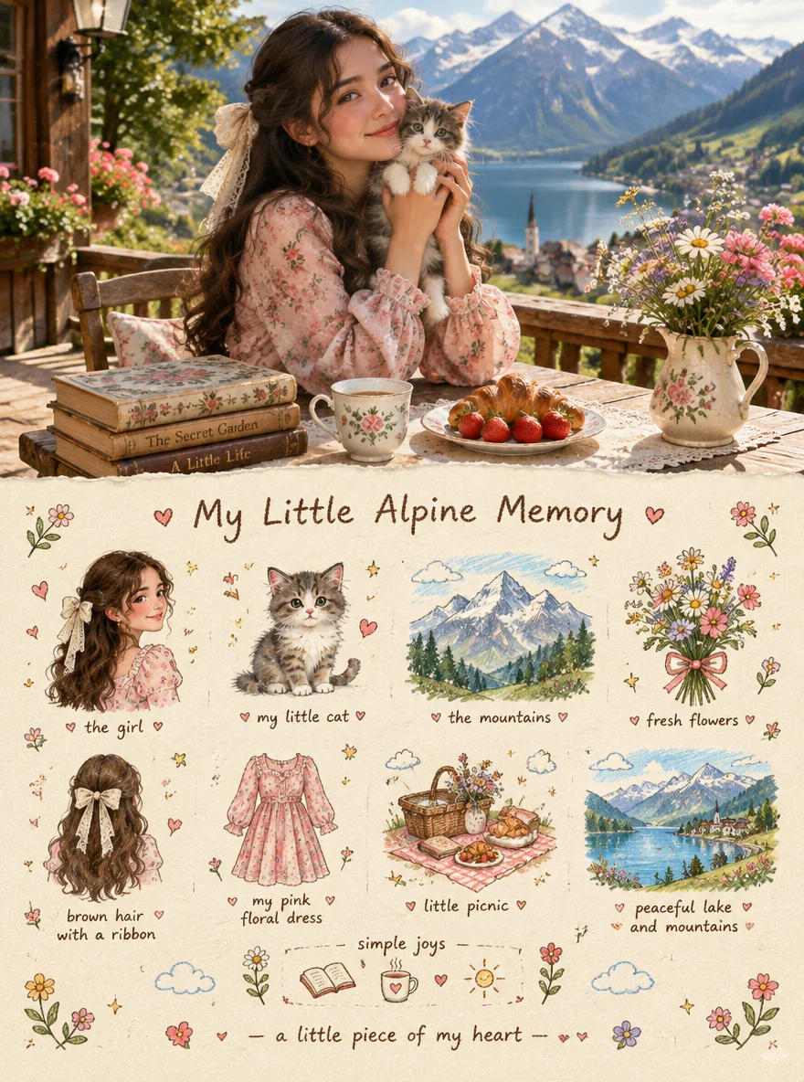 Scrapbook-Style Poster Collage