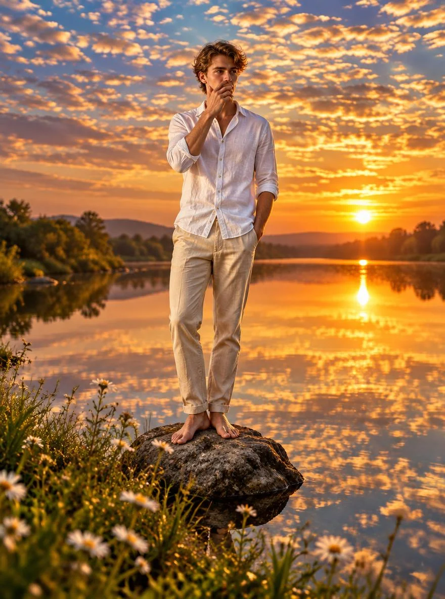 DSLR Sunset Portrait