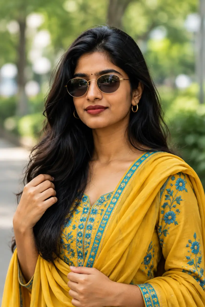 Mustard Yellow Elegance