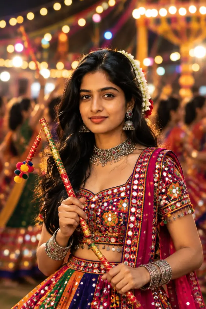 Dandiya Night Portrait